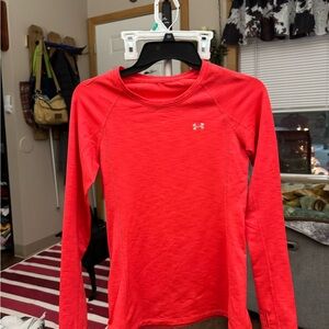 Under Armour Vivid Pinkish Red Performance Top